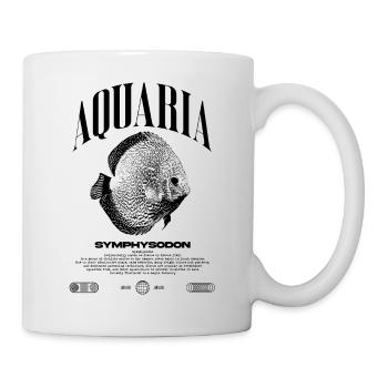Discus Cichlid Fish Keeper Streetwear moderne - Mug blanc - blanc - Droite