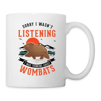 Wombat Australien - Tasse - Weiß - Rechts