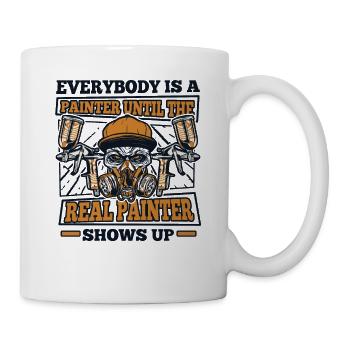 Jusqu’à ce que le vrai peintre se présente Véhicule Voiture - Mug blanc - blanc - Droite