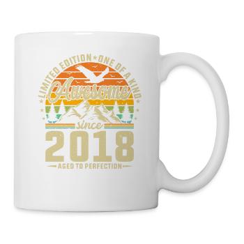 Elegant 2018 Vintage Vintage Design - Mug - white - Right
