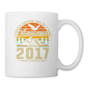 Unique 2017 Vintage Anniversary Design - Mug - white - Right