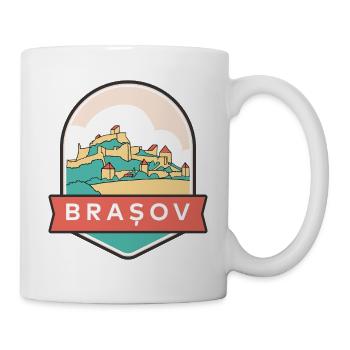 Brasov – Roumanie - Mug blanc - blanc - Droite
