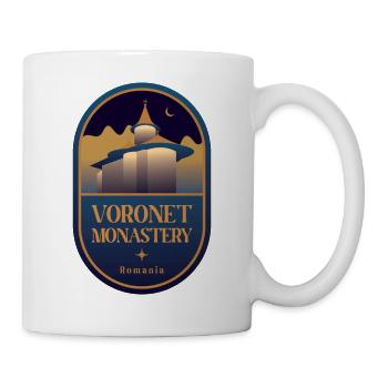 Voronet Kloster – Rumänien - Tasse - Weiß - Rechts