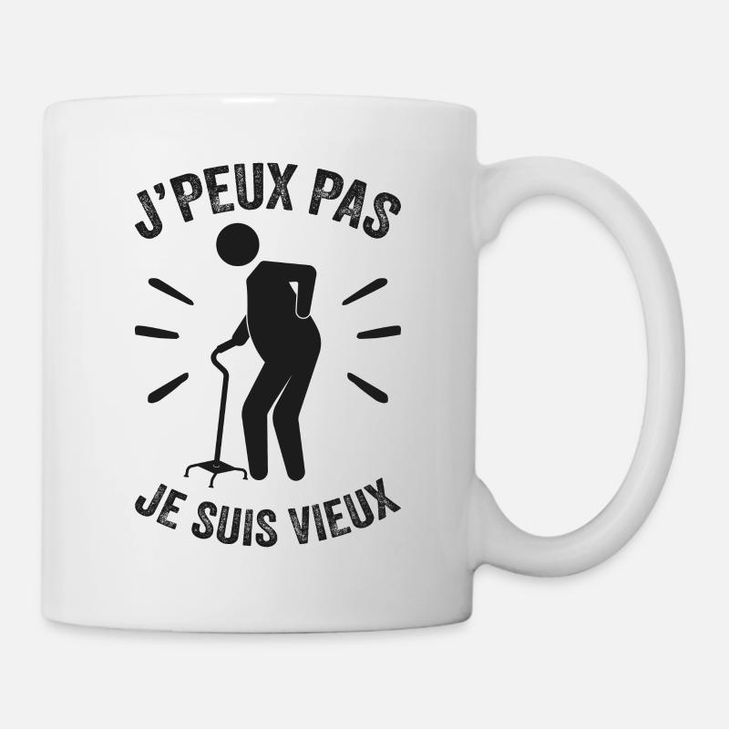 Ich kann nicht, ich bin alt - Tasse - Weiß