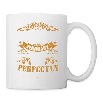 Cadeau D'anniversaire Février 2000 Vintage 24e - Mug blanc - blanc - Droite