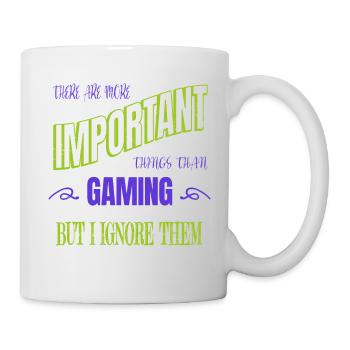 Cool fête des pères chemise jeu vidéo cadeau idée - Mug blanc - blanc - Droite