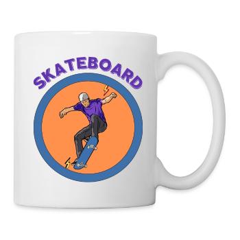 Skateboarding - Mug - white - Right