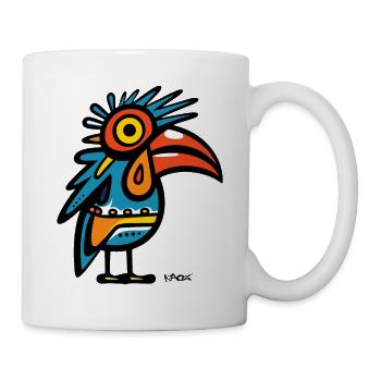 Modern Art Pop Bird - Mug - white - Right