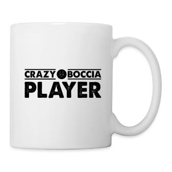 Crazy Boccia Player - Bocce Ball Player Boccia Pla - Mug - white - Right