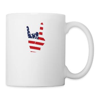 American Citizen Est 2024 US Flag Naturalized - Mug - white - Right