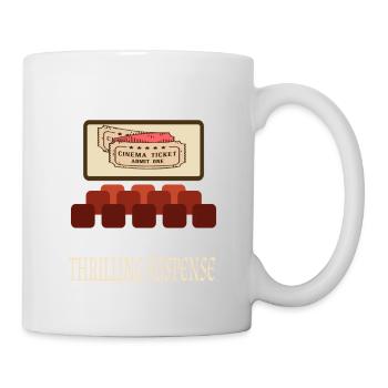 Cinéma Cinéphile Rétro Vintage Classique Cinéma TV - Mug blanc - blanc - Droite
