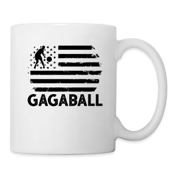 Gagaball Player Gagaball US Flag Gagaball - Tasse - Weiß - Rechts