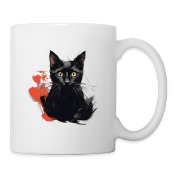 Chats noirs - Mug blanc - blanc - Droite