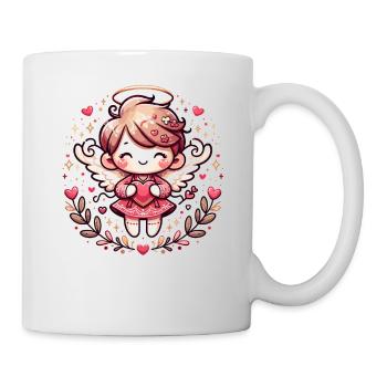 Ange de la Saint-Valentin, Ange de la Saint-Valentin - Mug blanc - blanc - Droite