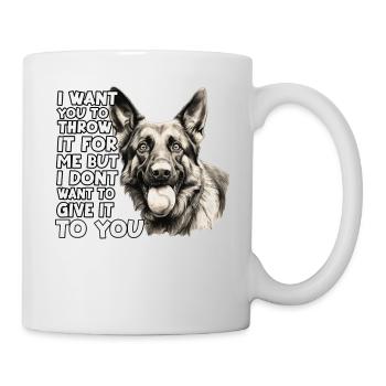 German Shepherd Dog T Dog Owner Outfit Shepherd - Mug - white - Right