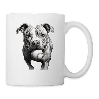 Pitbull Propriétaire de chien Vêtements de - Mug blanc - blanc - Droite