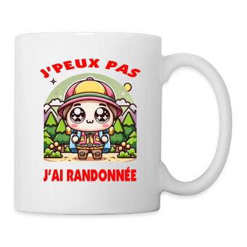 I can't I hiked - Mug - white - Right
