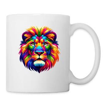 Pop Art Lions Wildlife Safari Zoo Africa Lion - Mug - white - Right