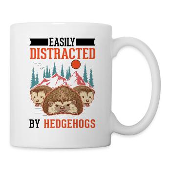 Igel Liebhaber - Tasse - Weiß - Rechts