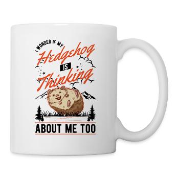 Hedgehog Gift Spiny Hedgehog - Mug - white - Right