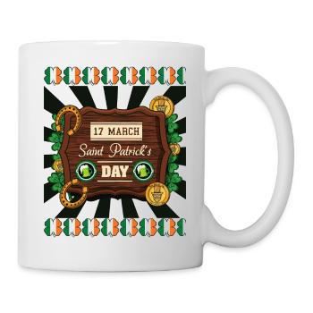 St. Patrick's Tag 2 - Tasse - Weiß - Rechts