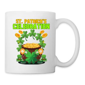 St. Patrick's Day - Tasse - Weiß - Rechts