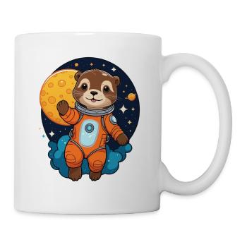 Space Otter 1 - Tasse - Weiß - Rechts