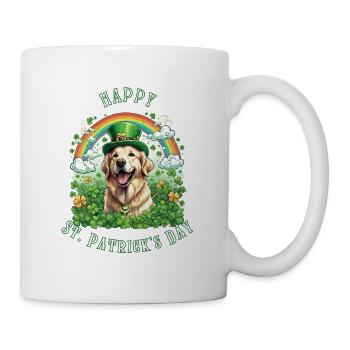Chapeau vert et trèfle I Or de la Saint-Patrick - Mug blanc - blanc - Droite