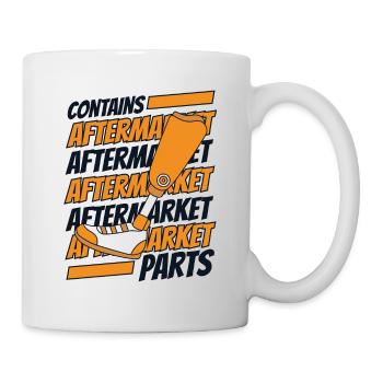 Enthält Aftermarket-Teile: Prothese, Fuß, Bein - Tasse - Weiß - Rechts