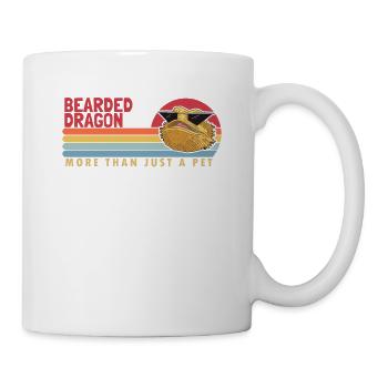 Bartagame mehr als eine Pogona-Eidechse als Haustier - Tasse - Weiß - Rechts