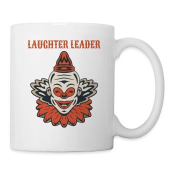 Circus Clown Funny Scary Creep Jester Spooky Joker - Mug - white - Right