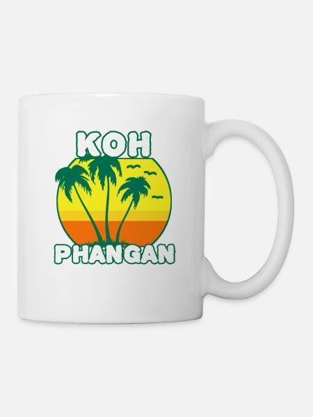 Koh Phangan - Mug blanc - blanc