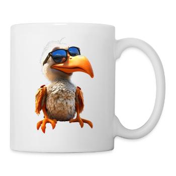 Pelikan Wasservogel Pelican Geschenk Süße Pelikane - Tasse - Weiß - Rechts