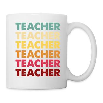 Chemise d’enseignant pour les femmes pour enseigner Be Kind - - Mug blanc - blanc - Droite