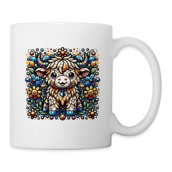 Mosaic Highland Calf - Mug - white - Right