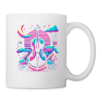 Violin Violinist Fiddle Violinists - Mug - white - Right