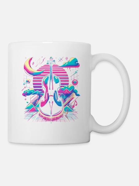 Geige Geiger Ge - Tasse - Weiß