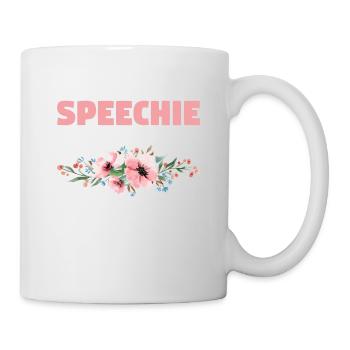 Ich bin nur Speechie Logopäde SLP - Tasse - Weiß - Rechts