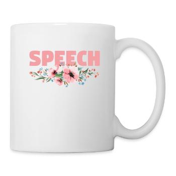 Mein Job ist Logopäde SLP - Tasse - Weiß - Rechts