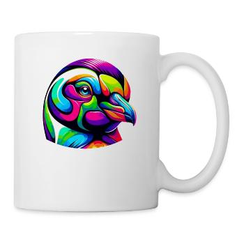 Pingouin amateur de pingouin Pop Art coloré pingouins - Mug blanc - blanc - Droite