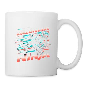 Rollerblade Ninja 13 - Mug blanc - blanc - Droite