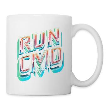 Exécuter Cmd 39 - Mug blanc - blanc - Droite