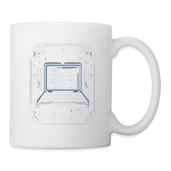 Exécuter Cmd 41 - Mug blanc - blanc - Droite