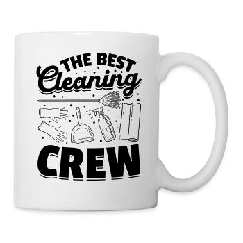 Femme de ménage Concierge - La meilleure équipe de nettoyage - Mug blanc - blanc - Droite