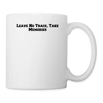 Hiking - Leave No Trace, Take Memories - Mug - white - Right