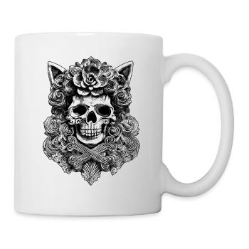 Rosenritual: Festival-T-Shirt für Hardrock Fans - Tasse - Weiß - Rechts
