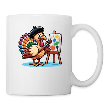Thanksgiving Artiste Turquie Peintre - Mug blanc - blanc - Droite