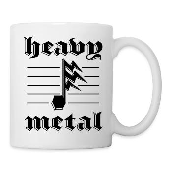Heavy Metal Blitznote - Mug - white - Right