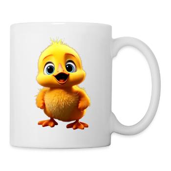 Duck Cute Baby Duck Chick Ducklings Duckling Ducklings - Mug - white - Right