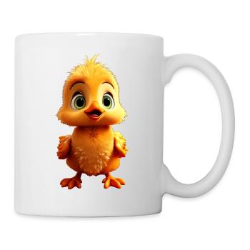 Canard mignon bébé canard poussin canetons canetons canards - Mug blanc - blanc - Droite
